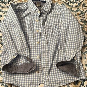 Oshkosh checkered long sleeved button down shirt